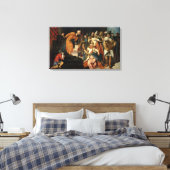Esther voor Ahasuerus, 1548 Canvas Afdruk (Insitu (Slaapkamer))