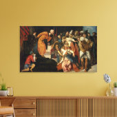 Esther voor Ahasuerus, 1548 Canvas Afdruk (Insitu (Woonkamer))