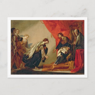 Esther voor Ahasuerus, c.1645-50 (olie op ca. Briefkaart