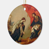 Esther voor Ahasuerus, c.1645-50 (olie op ca. Keramisch Ornament (Links)