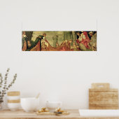 Esther Vóór Ahasuerus Poster (Keuken)