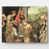 Esther voor koning Ahasuerus met Haman Fotoplaat (Voorkant)