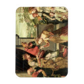 Esther voor koning Ahasuerus met Haman Magneet (Verticaal)