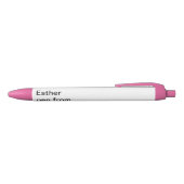 Esther Zwarte Inkt Pen (Bovenkant)