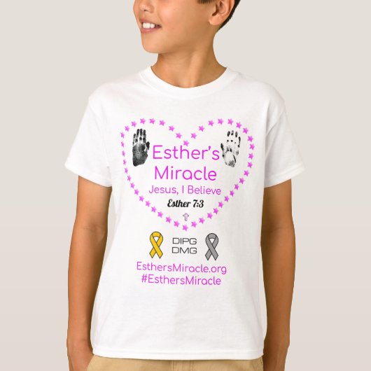 Esther's Mirakel Kinderen T-Shirt - alleen vooraan (Voorkant)