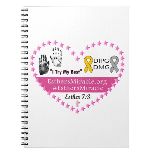 Esther's Mirakel Spiral Notitieboek (Voorkant)