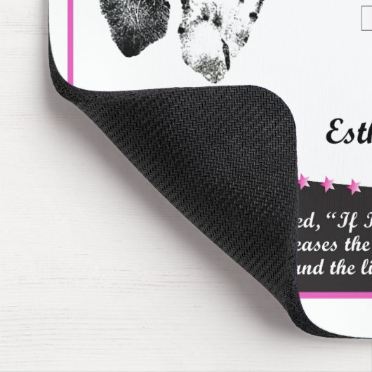 Esther's Muismat voor wondercomputer (Hoek)