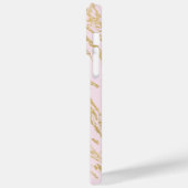 esthethetisch goudkleurig bleekroze Case-Mate iPhone case (Achterkant / Links)