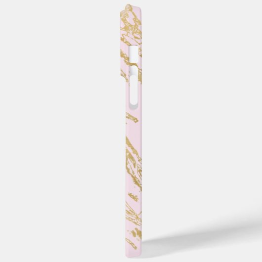 esthethetisch goudkleurig bleekroze Case-Mate iPhone case (Achterkant / Links)