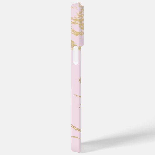 esthethetisch goudkleurig bleekroze Case-Mate iPhone case (Achterkant / Rechts)