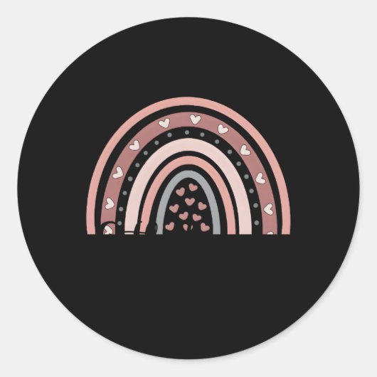 esthetica ronde sticker (Voorkant)