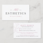 Esthetica van Katy Visitekaartje (Voorkant / Achterkant)