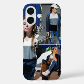  Esthetice Eenvoudige Collage Foto Case-Mate iPhone Case (Achterkant)