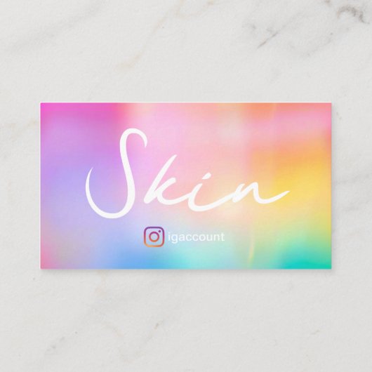 Esthetici Visitekaartje (Achterkant)