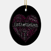Estheticiaans cadeau keramisch ornament (Rechts)
