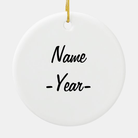 Estheticiaans cadeau keramisch ornament (Achterkant)