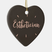 Estheticiaans cadeau - keramisch ornament (Rechts)