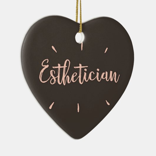 Estheticiaans cadeau - keramisch ornament (Rechts)
