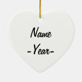 Estheticiaans cadeau - keramisch ornament (Achterkant)