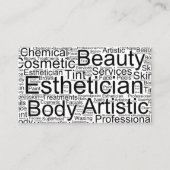 Estheticiaans visitekaartje (Voorkant)