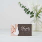 Estheticiaanse Visitekaartjes Afsprakenkaartje (Staand voorkant)