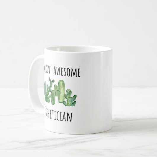 Esthetician Beautician Gift Idea Mok (Voorkant links)