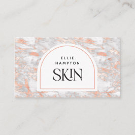 Esthetician Beautician Roos Gold Marble Arch Visitekaartje