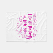 Esthetician Botox Er I Do All The Pretty Girls Bot Fleece Deken (Voorkant (Horizontaal))