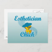 Esthetician Chick #3 Briefkaart (Voorkant / Achterkant)