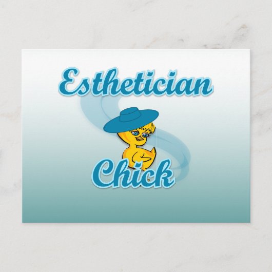 Esthetician Chick Briefkaart (Voorkant)