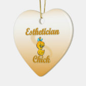 Esthetician Chick Keramisch Ornament (Links)