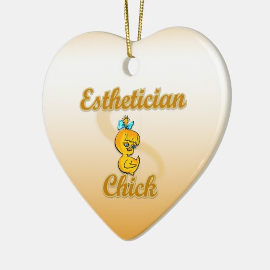 Esthetician Chick Keramisch Ornament (Links)