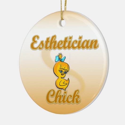 Esthetician Chick Keramisch Ornament (Links)