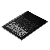 Esthetician Extraordinaire CUSTOM Notitieboek (Linkerzijde)