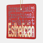 Esthetician Extraordinaire Keramisch Ornament (Links)