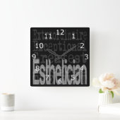 Esthetician Extraordinaire Vierkante Klok (Huis)