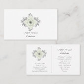 Esthetician Floral Logo Visitekaartje (Voorkant / Achterkant)