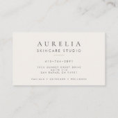 Esthetician Huidverzorging Loyalty Card (Achterkant)