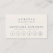 Esthetician Huidverzorging Loyalty Card (Voorkant)