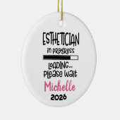 Esthetician In Progress  Keramisch Ornament (Rechts)