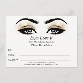Esthetician Lashes Beauty Makeup Certificate Gift