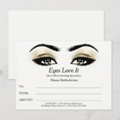 Esthetician Lashes Beauty Makeup Certificate Gift (Voorkant / Achterkant)