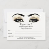 Esthetician Lashes Beauty Makeup Certificate Gift (Voorkant)