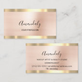 Esthetician Lashes van de kunstenaar Professional  Visitekaartje (Voorkant / Achterkant)