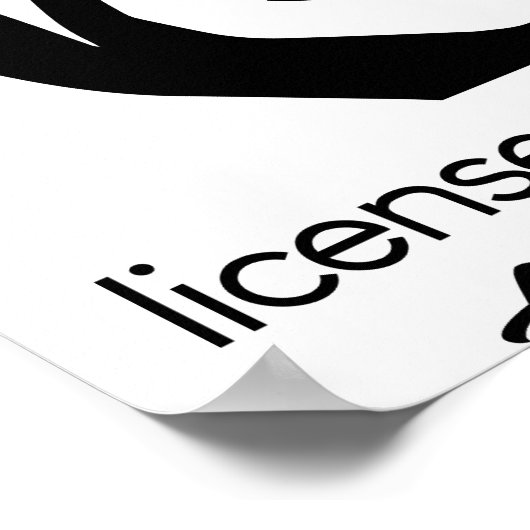 Esthetician Licensed To Exfoliate Poster (Hoek)