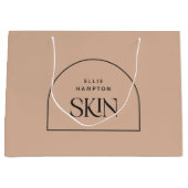 Esthetician Minimalist Blush Arch Beauty Business Groot Cadeauzakje (Voorkant)
