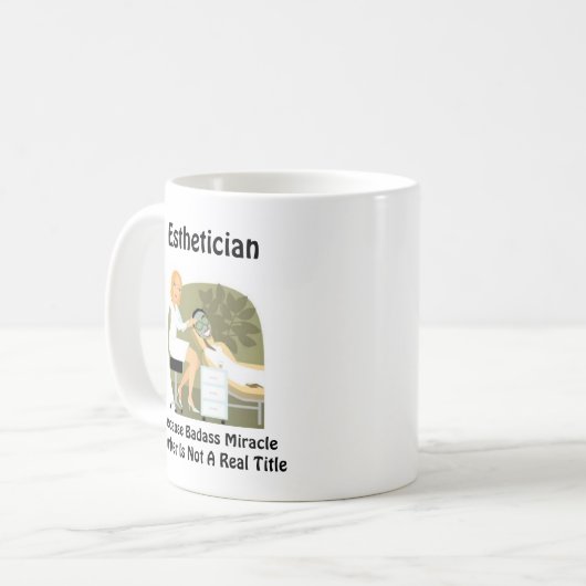 Esthetician Mirakelwerker Koffiemok (Voorkant links)