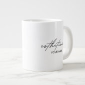 Esthetician Notebook - Personalized Gift Grote Koffiekop (Voorkant rechts)