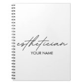 Esthetician Notebook - Personalized Gift Notitieboek (Voorkant)