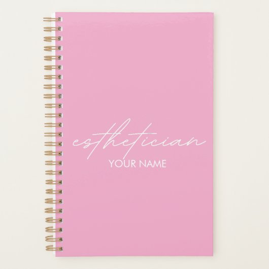 Esthetician Notebook - Personalized Gift Planner (Voorkant)